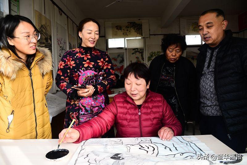 山东茌平：学习董庄中堂画绘画技艺免费，每天还补助5元钱