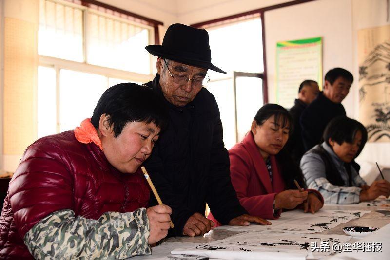 山东茌平：学习董庄中堂画绘画技艺免费，每天还补助5元钱