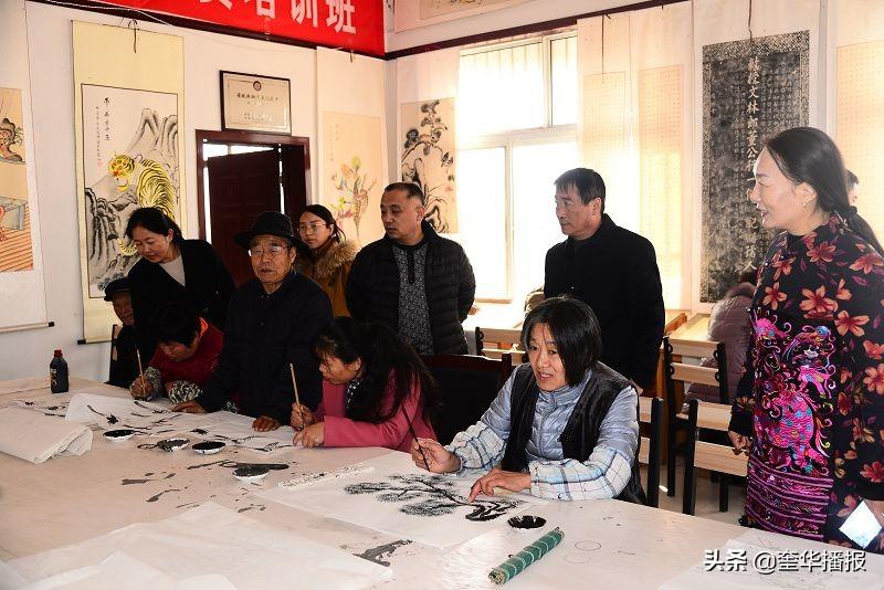 山东茌平：学习董庄中堂画绘画技艺免费，每天还补助5元钱