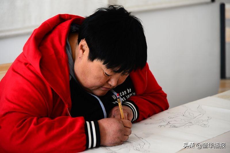 山东茌平：学习董庄中堂画绘画技艺免费，每天还补助5元钱