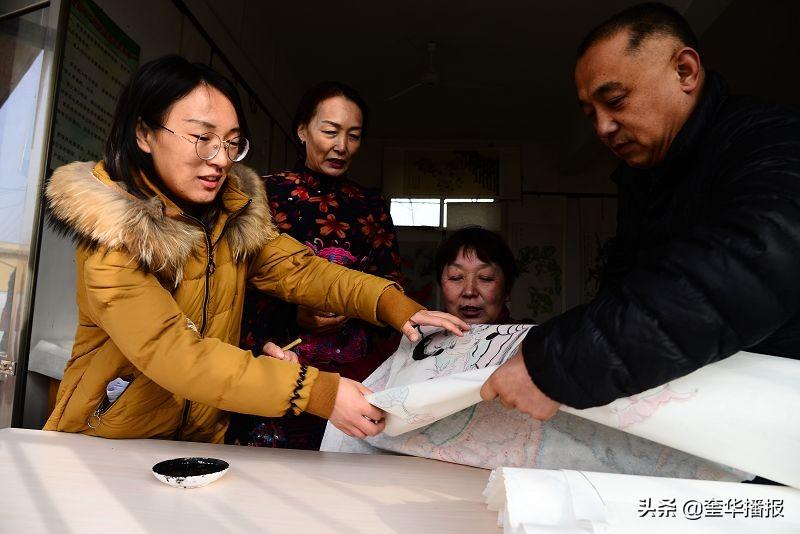 山东茌平：学习董庄中堂画绘画技艺免费，每天还补助5元钱