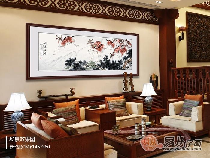 客厅中堂画欣赏-这几幅令人赞不绝口，看了才知道