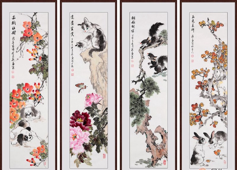 客厅中堂画欣赏-这几幅令人赞不绝口，看了才知道