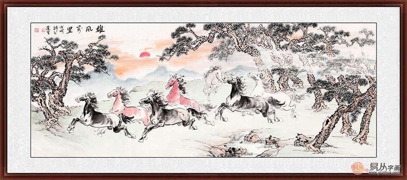 客厅中堂画欣赏-这几幅令人赞不绝口，看了才知道