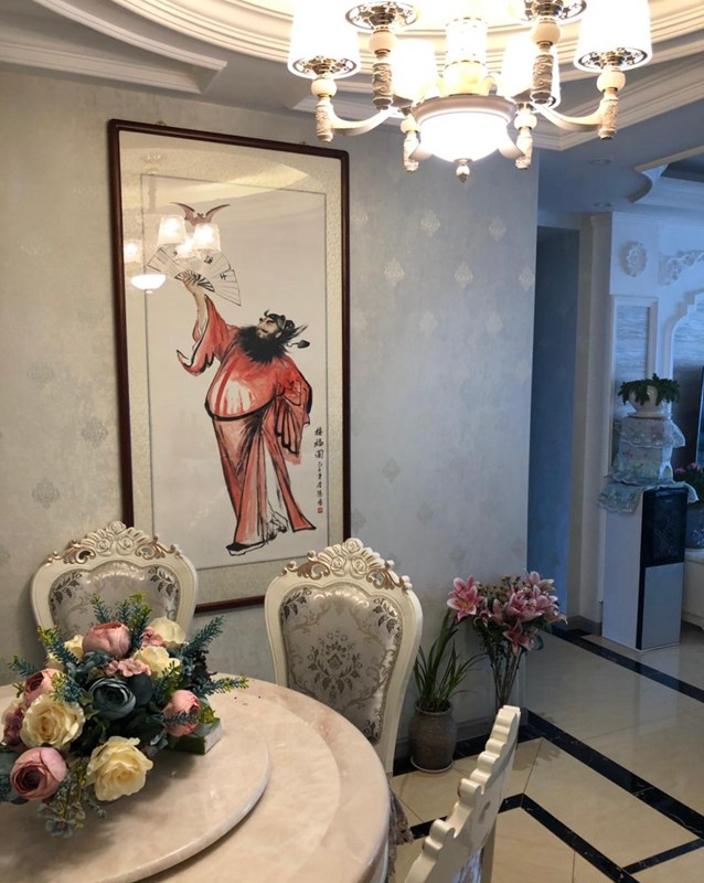 端午将至钟馗接福,中堂画安排
