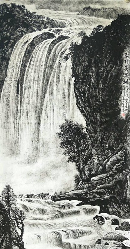 欣赏秦老九十幅竖幅山水中堂，笔墨苍润、气韵生动，值得收藏