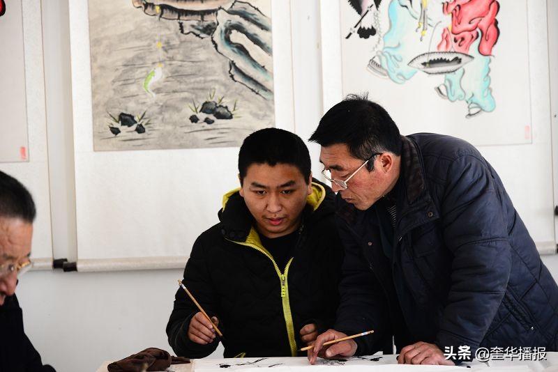 山东茌平：学习董庄中堂画绘画技艺免费，每天还补助5元钱
