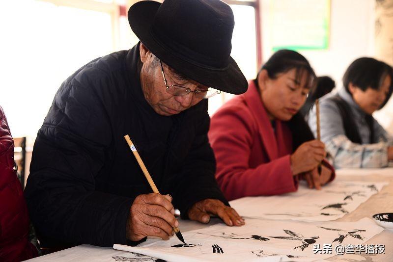 山东茌平：学习董庄中堂画绘画技艺免费，每天还补助5元钱