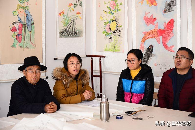 山东茌平：学习董庄中堂画绘画技艺免费，每天还补助5元钱