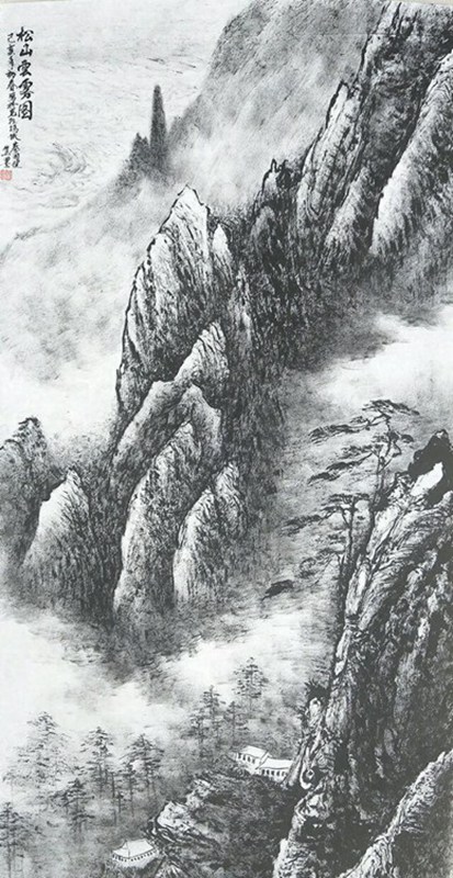 欣赏秦老九十幅竖幅山水中堂，笔墨苍润、气韵生动，值得收藏